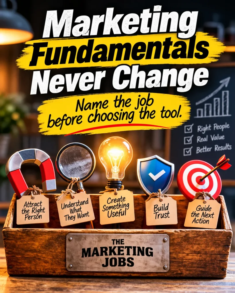 Marketing Fundamentals Never Change Choose Better Tools