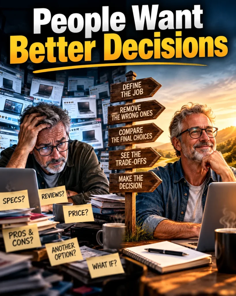 People Want Better Decisions Make Choices With Confidence